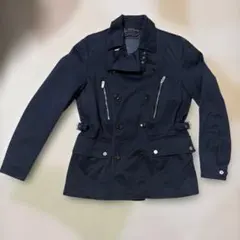 ZARA メンズ　アウター　ネイビー ダブルブレスト ジャケット　コート　ザラ