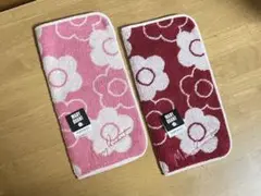 【新品】マリークワント　タオルハンカチ（2枚セット）