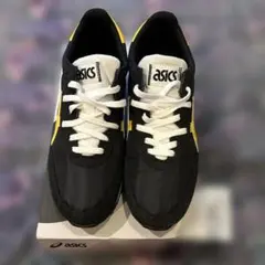 asics スニーカー 黒/黄色❣️