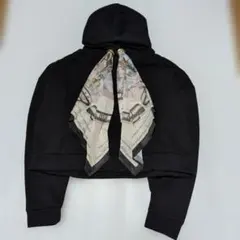 エイミーイストワール★スカーフデザイン！パーカー付きトレーナー★ゆったり身幅　F