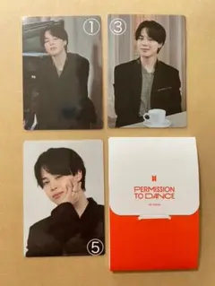 BTS PTD ミニフォト トレカ  Jimin ジミン1番、3番、5番