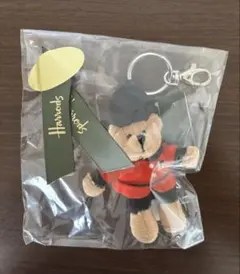 Harrods ティディーベアーキーリングキーホルダー