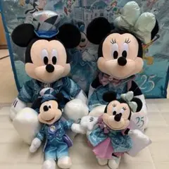 ディズニー ビックバンドビート BBB ぬいぐるみ ミッキー ミニー （白