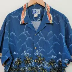 ハワイ製　Robert J. Clancey RJC アロハシャツ　サーフボードのサムネイル