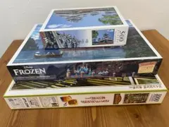 【3点セット】1000ピース・500ピース等 ジグソーパズル、ディズニー・熊本城