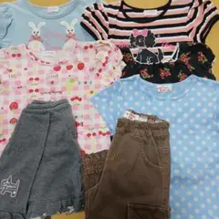 110 シャーリーテンプル まとめ売り Tシャツ ワンピース パンツ ナルミヤ