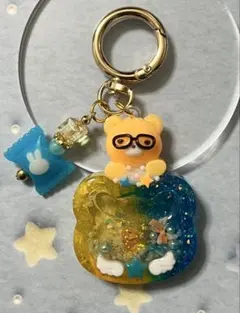 シャカシャカキーホルダー シェイカー くま ♡