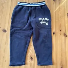 BEAMS mini 長ズボン 90 ネイビー