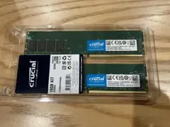メモリ crucial 16GB（8GB x 2枚） DDR4 2666MHz