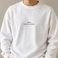 三連休値下げ【MSGM】　スウェット　Mサイズ　ホワイト