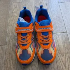 【新品未使用】SYUNSOKU スニーカー オレンジ/ブルー