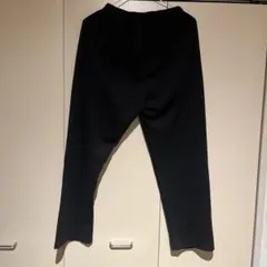 ブラック ウエストゴム スラックス パンツ
