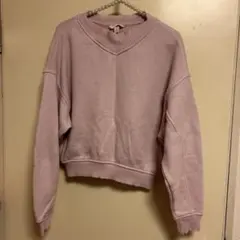 H&M くすみピンク　トレーナー