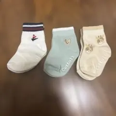 Cottoli キッズ靴下 3足セット　9〜15cm