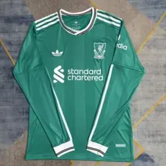 25-26 リバプール アウェイ ユニフォーム 長袖 ジャージ L