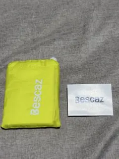 Bescaz エコバッグ 折りたたみ 大容量 コンパクト イエロー