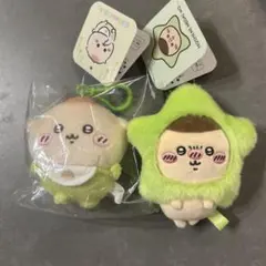 ちいかわ　栗まんじゅう　ちいかわベビー星に願いをぬいぐるみマスコット 2個セット