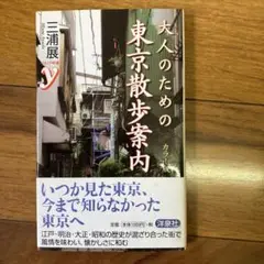 三浦 展 大人のための東京散歩案内 カラー版 (COLOR新書