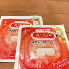 めぐりズム 蒸気でホットアイマスク 2枚セット
