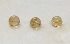 ナチュラルシトリン 8.5mm ラウンドビーズ 3粒セット 天然石