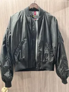 ALPHA MA-1 フライトジャケット ブラック Mサイズ