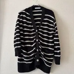 AMERICAN HOLIC ストライプカーディガン M