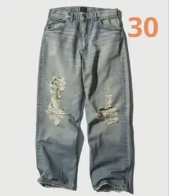 別注 Lee 101 クラッシュ デニム パンツ W30 完売 ビームス - メルカリ