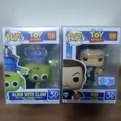 FUNKO POP！トイストーリー　エイリアンNo.1595＆シドNo.1598