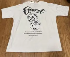 Element エレメント Tシャツ ホワイト バックプリント