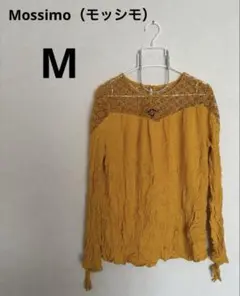 Mossimo（モッシモ） マスタード色 M レースディテール長袖シャツのサムネイル