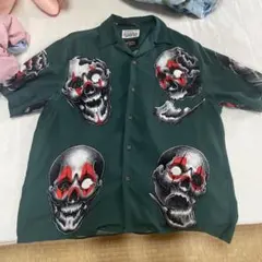 トップス wackomaria 56tatoo WACKO MARIA/56 TATTOO STUDIO / JACQUARD KNIT SWEATER（BLACK