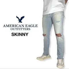 アメリカンイーグル｜ダメージスキニーデニム30×30 ジェギング好きにも