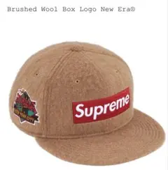 Supreme Brushed Wool Box Logo キャップ 7 1/2