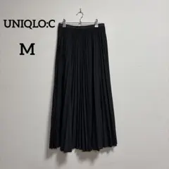 UNIQLO:C プリーツロングスカート ダークグレー M