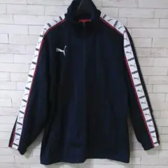 PUMAプーマ メンズトラックジャケット・ジャージ上《 紺×白 》ＳＳ