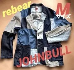 パッチワーク デニムジャケット