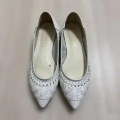Le Talon 編み込みデザイン フラットシューズ 36