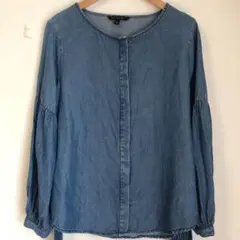 バナナリパブリックデニムブラウスシャツ