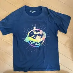 UNIQLO ポケモン Tシャツ 140 ネイビー