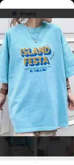 JaVa ISLAND FESTA プリントTシャツ ブルーのサムネイル
