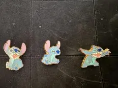 Disney スティッチ ピンバッジ 3点セット