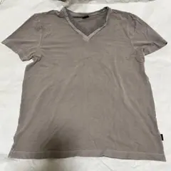 や*ん様 HUGO BOSS Vネック フェイクレイヤードTシャツ S グレーのサムネイル