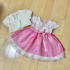90サイズ　ピンクドレスセット　結婚式 発表会 セレモニー 七五三 誕生日
