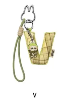 【正規品】V PIN FOR LOVE イニシャル　キーリング　ラブブ