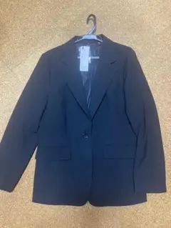 GU ブラック テーラードジャケット XL