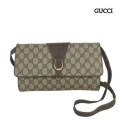 美品 GUCCI グッチ ショルダーバッグ PVC レザー ヴィンテージ - メルカリ