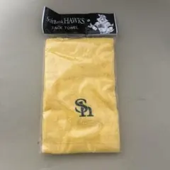 SoftBank HAWKS フェイスタオル イエロー