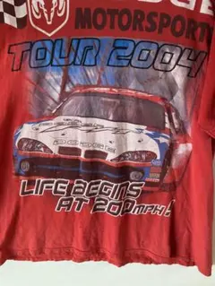 ダッジ・モータースポーツ ビンテージ NASCAR ツアー Tシャツ 2004のサムネイル