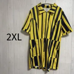 【夏物大セール】【✨️US古着✨️】オールインワン 2XL ジッパー