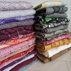 ■S022■正絹　絞りの羽織・着物・道行　29枚まとめ売り■未使用品～汚れ有